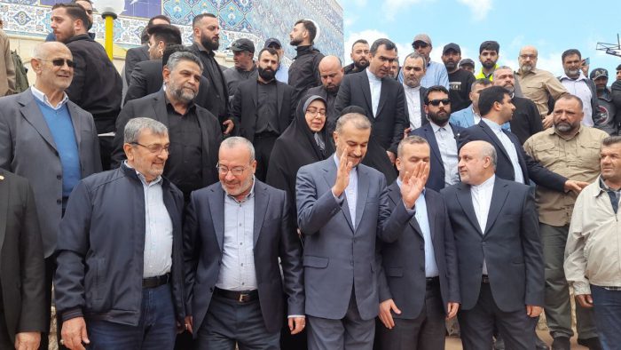 حضور  وزیر امورخارجه در مرز لبنان با فلسطین اشغالی