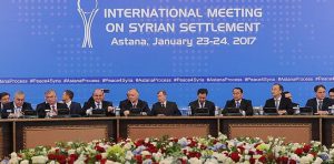 نشست بیستمین دور مذاکرات چهارجانبه در فرمت آستانه رای رفع اختلافات داخلی سوریه