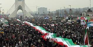 خروش مردم سراسر کشور در جشن ۴۵ سالگی انقلاب اسلامی